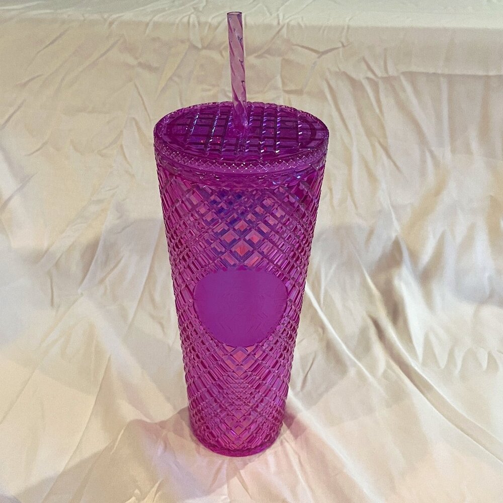 Starbucks Jeweled Purple Tumbler. 24 oz. Like New.
